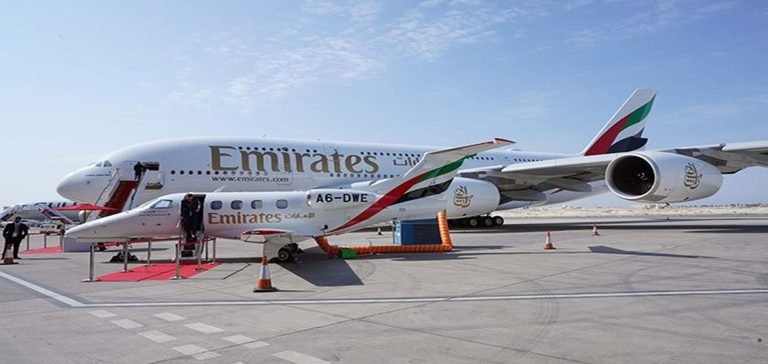 Emirates A380, Havacılık Fuarı’nda binlerce ziyaretçiyi ağırladı