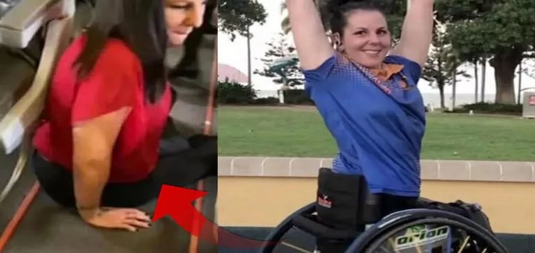 Engelli kadın uçaktan sürünerek inmek zorunda kaldı