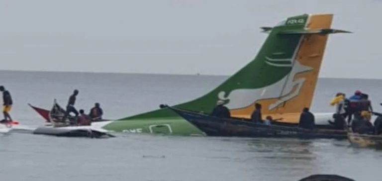 Tanzanya’da yolcu uçağı göle düştü