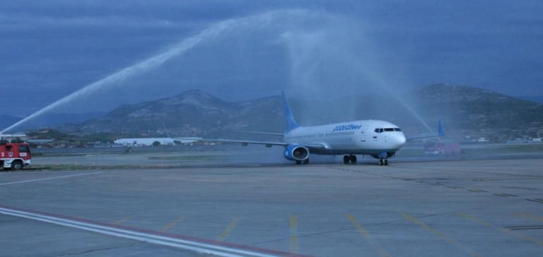 Pobeda Gazipaşa-Alanya Havalimanı’na uçuş gerçekleştirdi