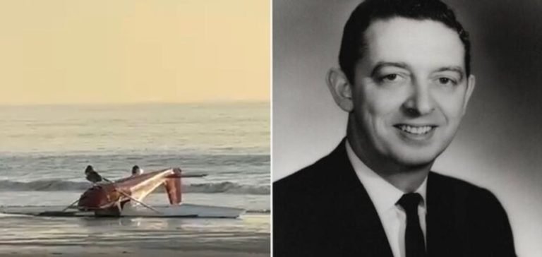 Uçak kalabalık plaja çakıldı, eski belediye başkanı hayatını kaybetti