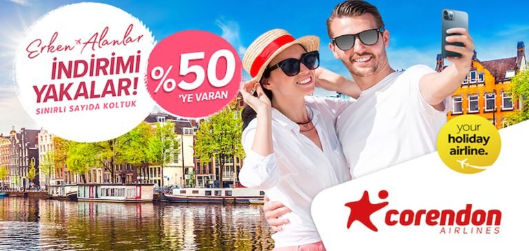Corendon Airlines’tan erken rezervasyon kampanyası