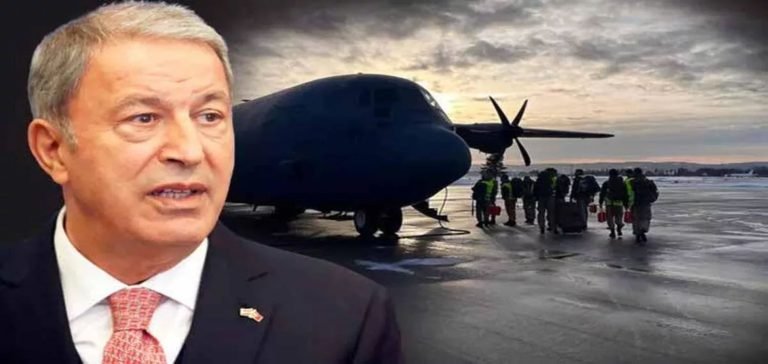 Bakan Akar: Uçak ve helikopterlerle 32 ilçe 152 köye yardım ulaştırıldı