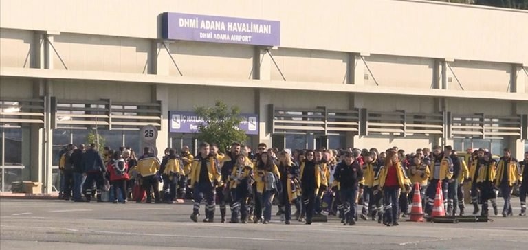 Adana Havalimanı deprem bölgelerine hızlı ulaşımın üssü olmaya devam ediyor