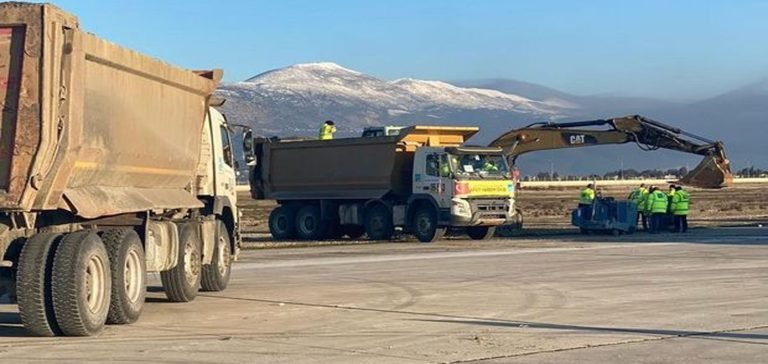 Hatay Havalimanı onarımı başladı