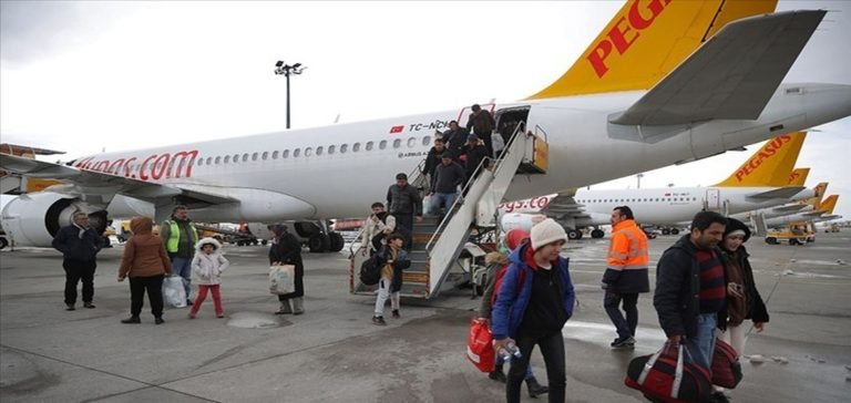 Pegasus tahliye uçuşlarını 1 Mart’a kadar uzattı