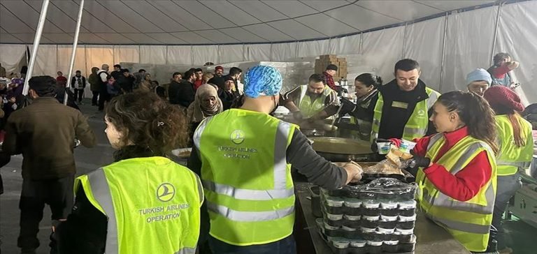 THY çalışanları Hatay’da 800 kişilik yaşam alanı kuruyor