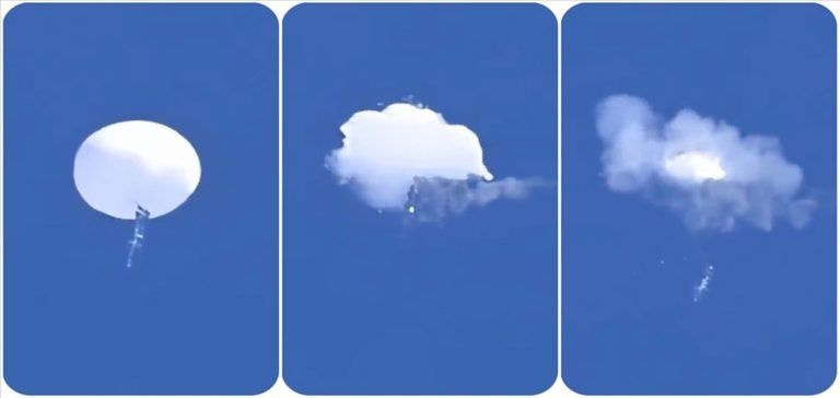 ABD, hava sahasındaki Çin “casus balonunu” düşürdü