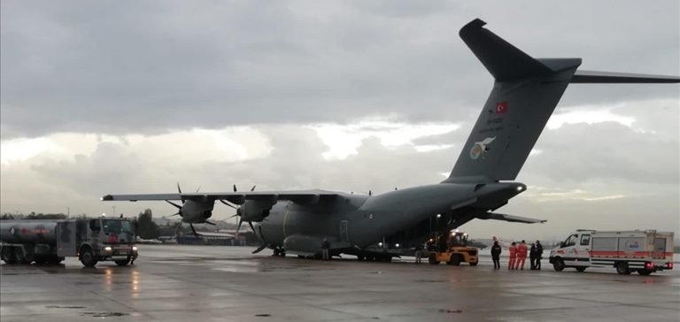 MSB: TSK İnsani Yardım Tugayı unsurları ile nakliye uçakları göreve hazır
