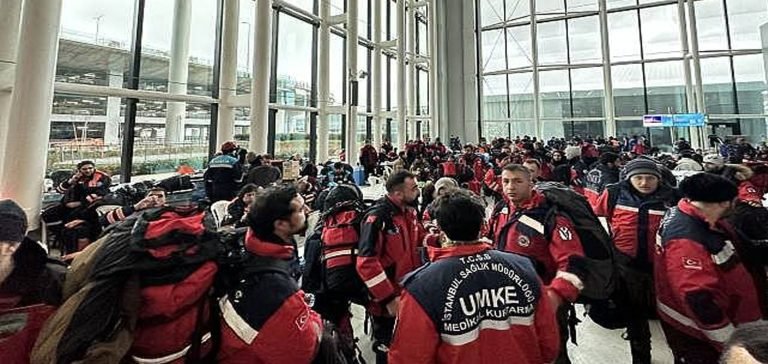 Yardım uçakları ve ekipler  İGA İstanbul Havalimanı’ndan yola çıktı