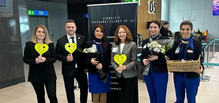 AirBaltic, İstanbul Havalimanı’na ilk uçuşunu yaptı