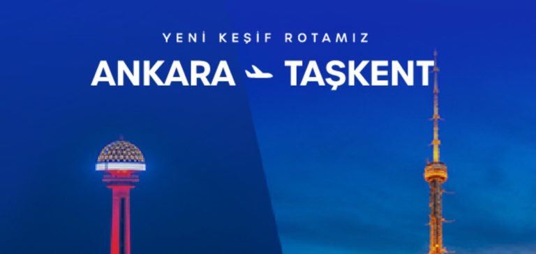 AnadoluJet Ankara – Taşkent uçuşları başlıyor