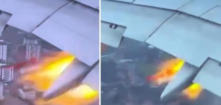 THY uçağının motoru alev alınca pilotlar Kayseri’ye geri dönmek zorunda kaldı