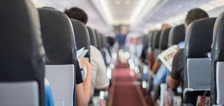 Uçakta kabin görevlisini zorla öpen yolcu tutuklandı