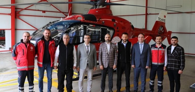 Samsun’a yeni ambulans helikopter
