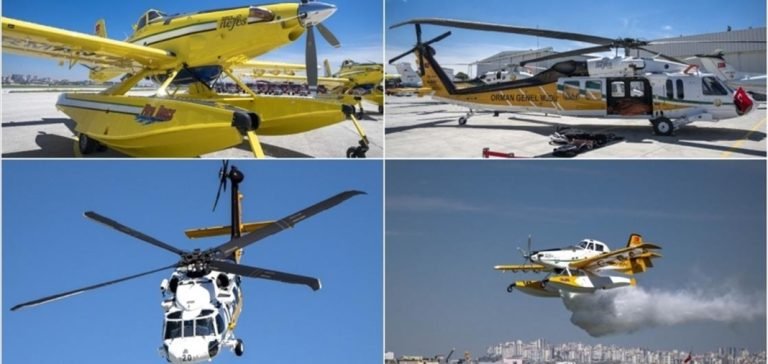 Cumhurbaşkanı Erdoğan, orman yangınlarıyla mücadele edecek uçak ile helikoptere “OTAĞ” ve “NEFES” adını verdi