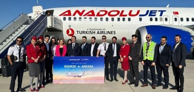 AnadoluJet, Bişkek’i uçuş ağına dahil etti