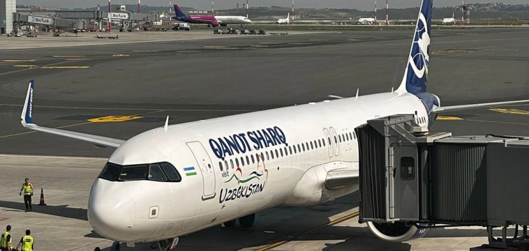İstanbul Havalimanı’ndan uçuş yapan 90’ıncı havayolu şirketi Özbek Qanot Sharq oldu