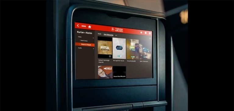 THY’nin uçak içi eğlence siteminde hac yolcuları için özel içerik