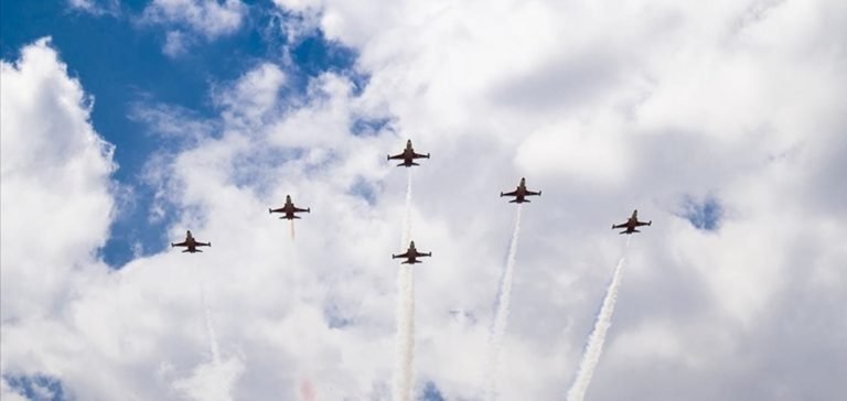 Türk Yıldızları ile SOLOTÜRK, Konya’da gösteri uçuşu yaptı