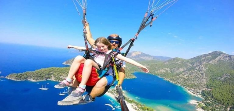 Fethiye, bayram tatilinde yamaç paraşütçülerinin gözdesi oldu