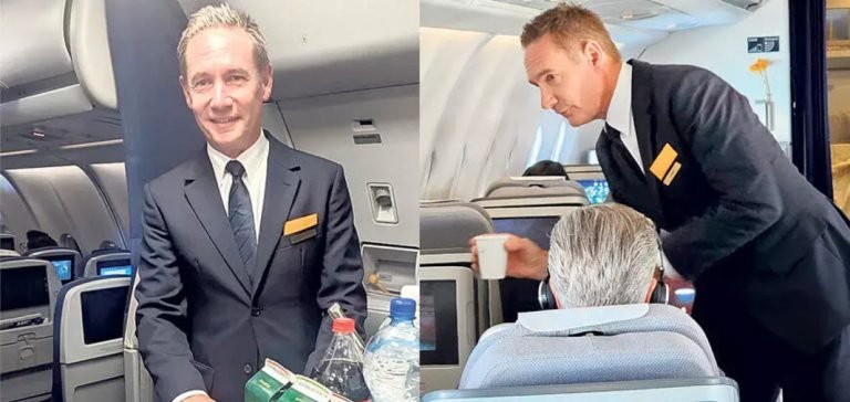 Lufthansa CEO’su kabin memuru oldu!