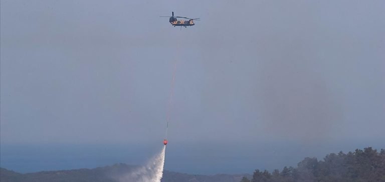 TSK Hava Rezerv Gücü orman yangınlarıyla mücadeleye etkin destek verdi