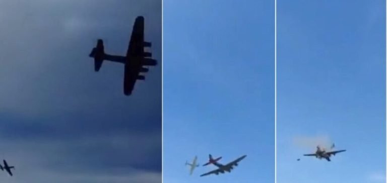 Hava gösterisi yapan uçak yere çakıldı! 2 kişi öldü, 3 kişi yaralandı