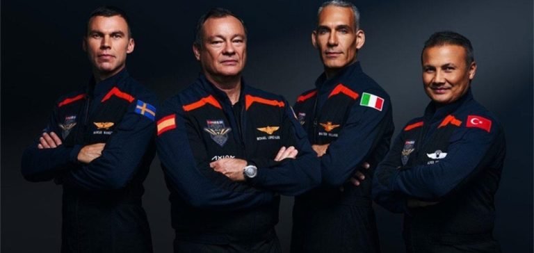 Uluslararası Uzay İstasyonu’na gidecek Ax-3 uzay yolcuları ilk basın toplantısını gerçekleştirdi
