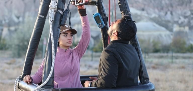 Kapadokya’da kadınlar balon pilotu olmak için eğitim alıyor