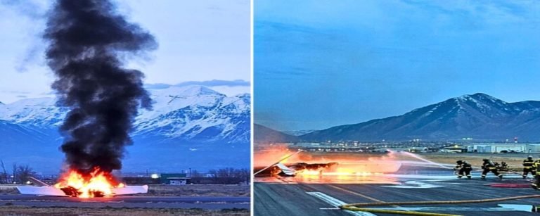 Yangınla Mücadele: Utah’ta Alev Topları İçinde İniş Yapan Uçağın Hikayesi