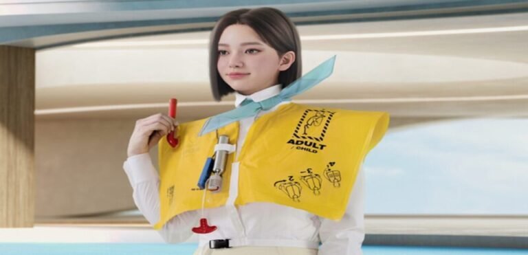 Korean Air releases a new safety video featuring virtual humans