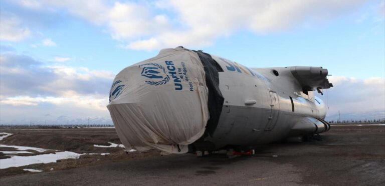 Deprem Yardımı Getiren Uçağın Akıbeti Belli Oldu: Erzurum Havalimanı’ndan Çıkartıldı