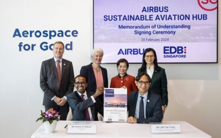 Airbus ve Singapur EDB, Sürdürülebilir Havacılık Hubı İçin İşbirliği İmzaladı