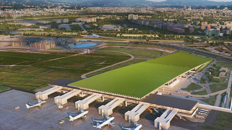 Florence Havalimanı Çatısına Dev Üzüm Bağı: Yeni Mimarlık Harikası