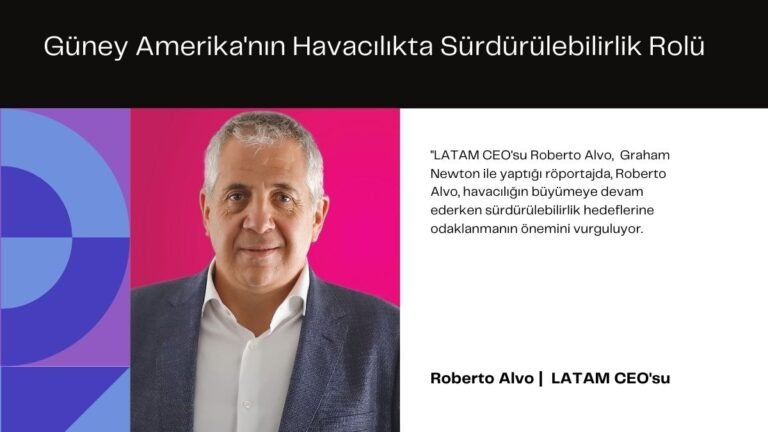 LATAM CEO’su Roberto Alvo:  Yeniden Yapılanma ve Büyüme Stratejilerini Anlatıyor