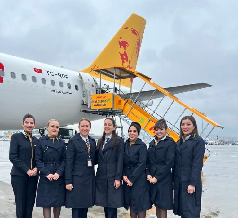 Pegasus’tan Dünya Kadınlar Günü özel uçuşu