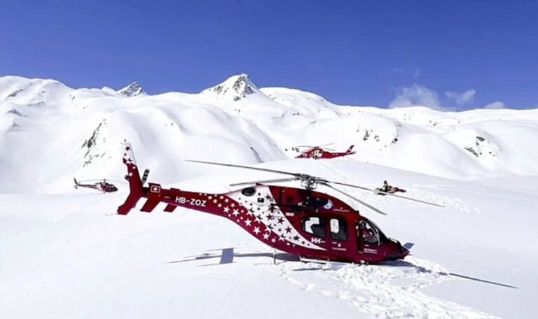 Petit Combin Dağı’na Helikopter Düştü: 3 Ölü, 3 Yaralı
