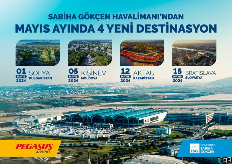  Sabiha Gökçen Havalimanı’ndan Mayıs Ayında 4 Yeni Destinasyon