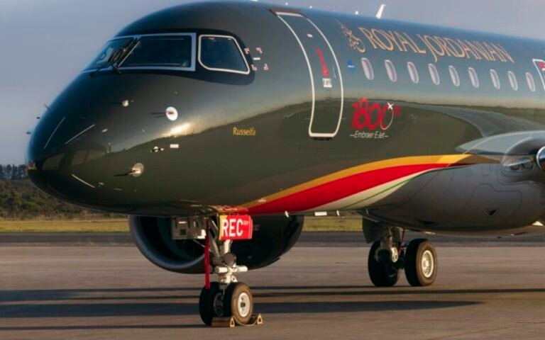 Embraer, 1800. E-Jet’i Teslim Etti: Royal Jordanian Airlines, E-Jet Ailesi Büyüyor