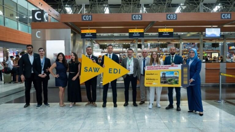 İSG ve Pegasus’tan Yeni Rota: İstanbul’dan Edinburgh’a Direkt Seferler