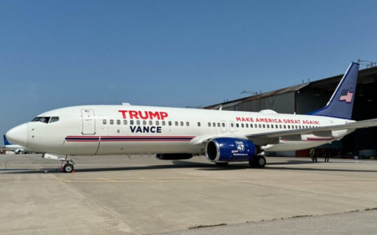 Trump-Vance Kampanya Uçağı Tanıtıldı: Seçim İçin Boeing 737-800