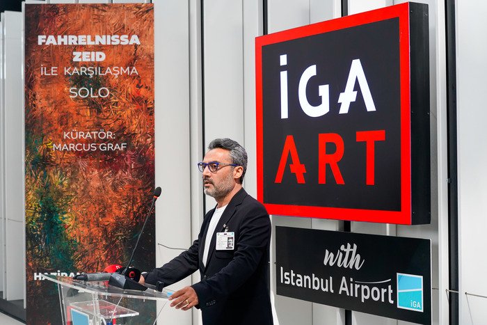 İGA İstanbul Havalimanı ‘Fahrelnissa Zeid’ ile dünyayla buluşuyor 