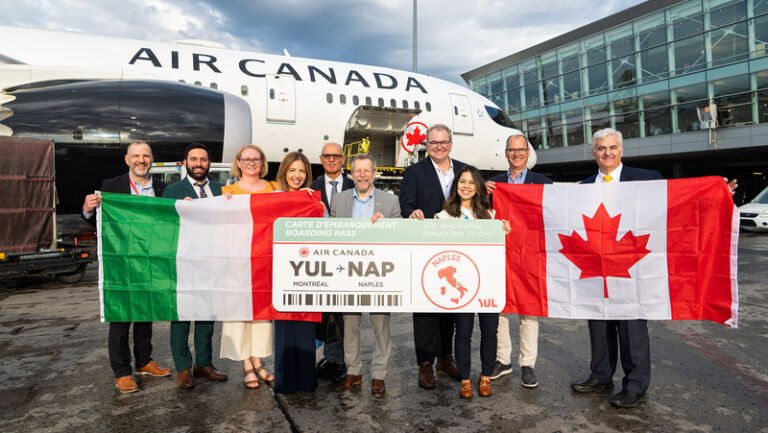 Air Canada’dan İtalya’ya Dördüncü Uçuş: Napoli Seferleri Başladı