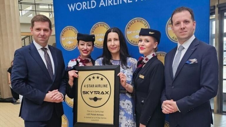 LOT Polish Airlines, Skytrax’ten 4 Yıldızlı Havayolu Unvanı Aldı