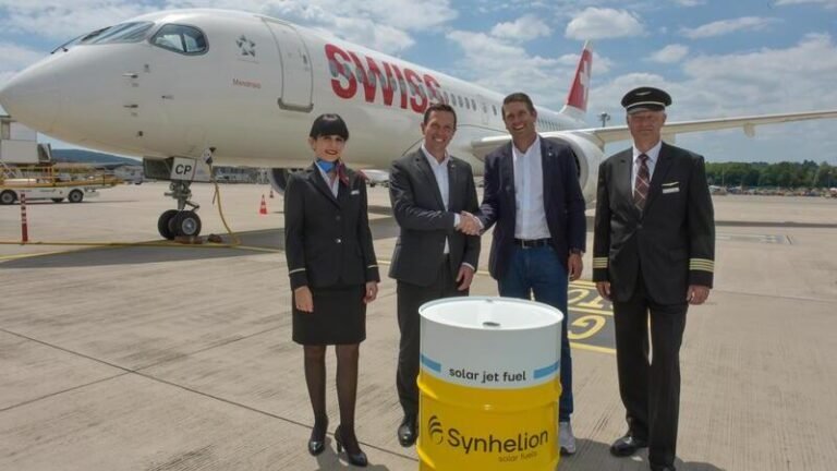 SWISS ve Synhelion, Güneş Yakıtıyla Dünya İlki Gerçekleştirdi