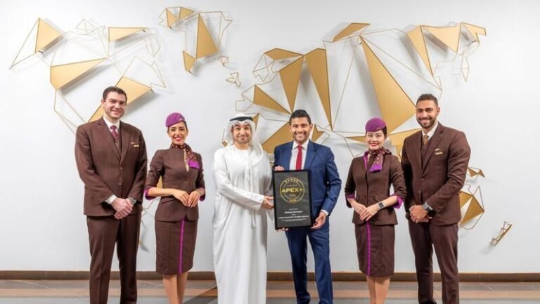 Etihad Airways’e APEX’ten 2026 için Beş Yıldızlı Küresel Havayolu Ödülü