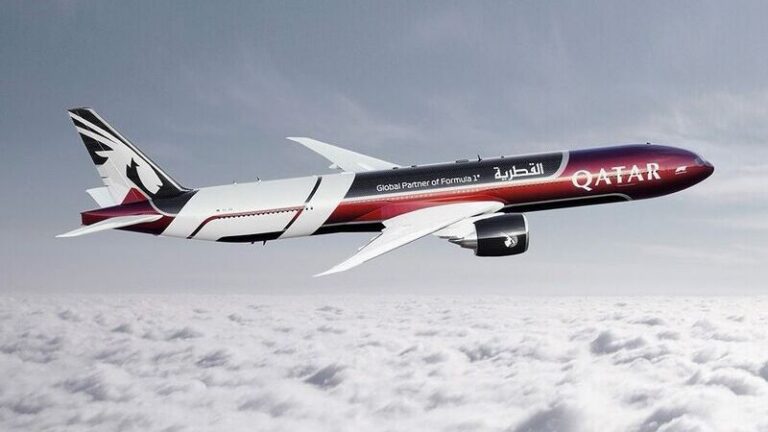 Qatar Airways Yeni Uçak Tasarımıyla Sınırları Zorluyor: QRC100 Livery Gökyüzünde