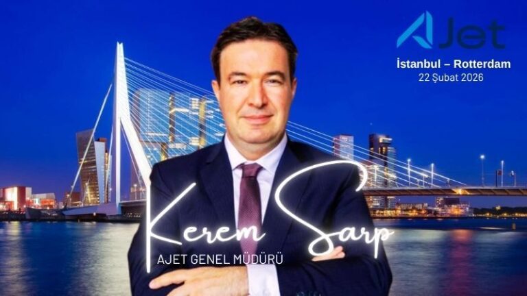 AJet’ten Rotterdam’a Direkt Sefer: Avrupa Ağı Genişliyor