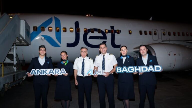AJet, Ankara-Bağdat Hattında İlk Uçuşunu Gerçekleştirdi
